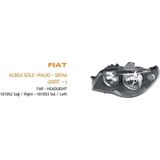 Ayfar Far Sol Motorlu Fıat Albea SOLE-2005-2007- Içi Siyah (Koli Ad 4)