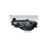 Ayfar Fıat Egea Far Motorlu Sağ ( 2016 - 2020 ) Krom Çıtalı - LED Drl+Park