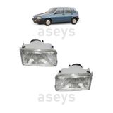 AYFAR Fiat Uno Ön Sağ Ve Sol Far Ikili Takım Halinde Uno Far