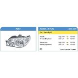 Ayfar Komple Far Fıat Palıo/albea 2005 Sağ (Krom Tip) (Elektrikli-Motorsuz)