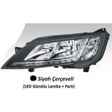 Ayfar Mtxdpn Far Motorlu Sol - Siyah Çerçeveli LED Ballast Hariç Ducato Maxi -P.boxer - C.jumper 14