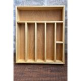 ayfiwood 30x35 Cm Ahşap Kaşıklık Çekmece İçi Yemek Takımı Ve Servis Gereçleri Düzenleyici Organizer