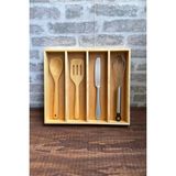 ayfiwood 40x35 Cm Ahşap Kaşıklık Çekmece İçi Kepçe Maşa Ve Servis Gereçleri Düzenleyici Organizer