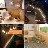 Ayg Home 50 Cm X 7 Metre Doğal Bambu Çit Hasır Kamış Bahçe Çiti Balkon Çiti Dekorasyon Gölgelik Çit