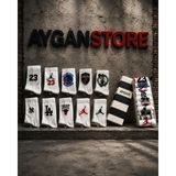 Aygan Store 10 Çift Beyaz Yeni Sezon Kolej Spor Tenis Çoraplar 1o Adet - Standart