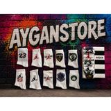 Aygan Store 10 Çift Yeni Sezon Şekil Beyaz Kolej Spor Tenis Çoraplar 10 Adet - Standart