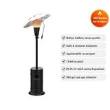 Aygaz 360° Isı Odağı Dış Mekan Isıtıcı - 13kw Siyah