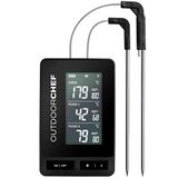 Aygaz Gurme Termometre Pro, Dijital Et Termometresi, Bluetooth Kontrolü, Çift Sensörlü Ölçüm, Su Geçirmez, Kolay Temizlik