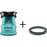 Aygaz Mini Ocak Ekstra Yeşil Renkli Gazlı Ocağı Mini Tüp ve Altlık ile Kamp ve Piknik İçin