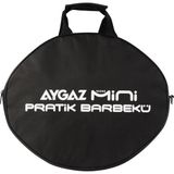 Aygaz Mini Pratik Barbekü Çantası Siyah Mangal Kılıfı 1 Adet Kolay Taşıma Özelliği ile