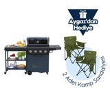 Aygaz X475 Gri Mavi Klasik Barbekü