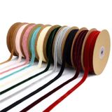 Aygci kadife kurdele 22 yarda 10 mm kadife kordon, dekoratif şerit, hediye, el sanatları, tatil, doğum günü