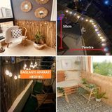AYGHOME 50 cm x 7 Metre Doğal Hasır Kamış Bahçe Çiti Balkon Çiti Dekorasyon Gölgelik Çit