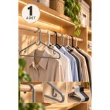 AYGÖREN HOME 1 Adet Elbise Askısı Esnek Dayanıklı Kıyafet Gömlek Ceket Pantolon Askısı
