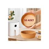 AYGÖREN HOME Airfryer Pişirme Kağıdı 50 Adet Hava Fritözü Airfryer Firitözü Airfryer Yağsız Firitöz Pişirme