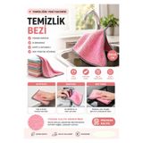 AYGÖREN HOME Mikrofiber Süper Emici Mutfak Bezi 25x25 cm Çok Amaçlı Temizlik Bezi - 1 ADET