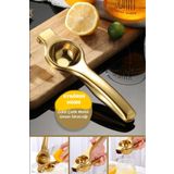 AYGÖREN HOME Pratik Gold Çelik Metal Limon Sıkacağı Narenciye Sıkacağı | Gold Limon Sıkacak