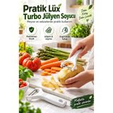 AYGÖREN HOME Pratik Lüx Turbo Jülyen Meyve Sebze Soyucu Kesici Doğrayıcı Ergonomik Mutfak Aparatı