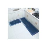 AYGÖREN HOME Sihirli Su Emici Mutfak Ve Banyo Paspası Büyük Boy Dikdörtgen 158*38 Cm Mavi