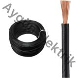 Aygün Elektrik 0.50 mm Pvc Izoleli Fleksibel Nyaf Kablo -100 Metre Siyah