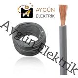 Aygün Elektrik 1.5 mm Pvc Izoleli Fleksibel Nyaf Kablo -100 Metre Gri