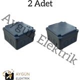 Aygün Elektrik 110X110X70MM Sıva Üstü Termoplastik Buat IP65-2 Adet - 110mmx110mmx70mm