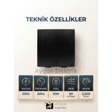 Aygün Elektrik GÜÇTAY 10 cm Dekoratif Banyo Tuvalet Aspiratörü - Siyah
