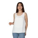 AYHAN 81398 U yaka Kolsuz Yanı Yırtmaçlı Astarlı Bluz