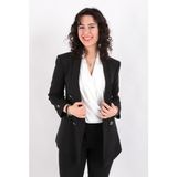 Ayhan 90599 Kadın Blazer Ceket - Siyah - M