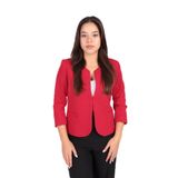 AYHAN Kadın Slim Fit Ceket, Kırmızı, 36 Beden
