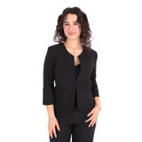 AYHAN Kadın Slim Fit Ceket, Siyah, 36 Beden, 90789-174