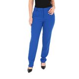 AYHAN Kadın Yüksek Bel Slim Fit Pantolon, Saks, 36
