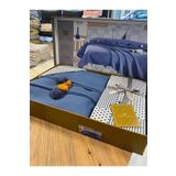 AYHANHOME %100 Pamuklu Çift Kişilik Yatak Örtüsü Pike, Waffle Desen, Ponponlu Pike Takımı