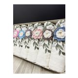 AYHANHOME 6'lı 3d El Işleme Çiçek Buket Desenli Kutulu Çeyizlik 50x90 El Yüz Havlu Seti