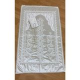 ayhanhome Ayhanhomekrem Kadife Seccade 3 Parça Çeyizlik Bohça Gelin Damat Seti - 70 x 120 cm