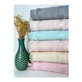 AYHANHOME Etamin Kanavice Işlemelik Saçaklı 6 Adet Asorti Mutfak Havlusu 30x50