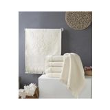 AYHANHOME Etamin Kanavice Işlemelik Saçaklı 6 Adet Krem 30x50 Mutfak Havlusu