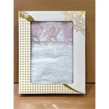 ayhanhome Güpürlü Pamuklu El Yüz Havlusu 50 x 90 cm Pudra Renkli Şık Paket İçeriği