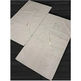 ayhanhome Kalpli Minimal Kabe Işlemeli Keten Eşli Çift Seccade Hediyelik Çeyizlik - Bej - 70 x 120 cm
