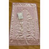 Ayhanhome Pudra Kadife Seccade 3 Parça Çeyizlik Bohça Gelin Damat Seti - 70 x 120 cm