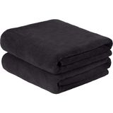 ayhanhome Siyah 2'Li Spor Havlusu Leke Tutmayan Kuaför Berber Havlu 50 x 90 cm - Renkli - 50 x 90 cm