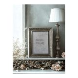 AYHİS DESIGN 15x21 cm Gümüş Klasik Çerçeve – Mat Camlı, Arkalıklı, Duvar ve Masa Üstü Kullanıma Uygun
