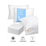 AYHOME 10 Adet 70 X 70 Cm Ölçüsünde Fermuarlı Pamuklu Kumaş Minder İç Astarı , Minder Kılıfı Şilte