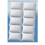 AYHOME 10 Adet Sıvı Geçirmez Yastık Alezi Yastık Koruyucu Pamuklu Yastık Kılıfı Beyaz Renk 50 X70 Cm