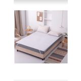 AYHOME 100 X 200 Cm Tek Kişilik Sıvı Geçirmez Yatak Alezi Yatak Koruyucu 4 Mevsimlik 4 Köşe Lastikli