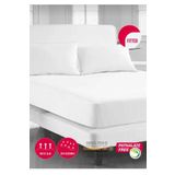 AYHOME 120 X 200 Cm Tek Kişilik Fitedd Su Sıvı Geçirmez Alez Beyaz Lastikli Çarşaf Yatak Çarşafı
