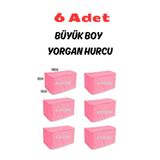 AYHOME 6 Li Büyük Boy Yorgan Yatak Döşek Hucu Çeyizlik Çok Amaçlı Baza Altı Düzenleyici Hurç 100 X 50 50 Cm