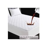 AYHOME Çift Kişilik Kapıtoneli Fitted Yatak Koruyucu Sıvı Geçirmez Alez Beyaz Renk Pamuklu 160 X 200 Cm