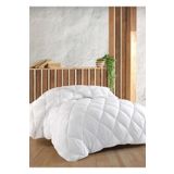 AYHOME Çift Kişilik Silikonlu Yorgan 195 X 215 Cm Pamuklu Makınada Yıkanabilinir Beyaz Renk