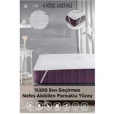AYHOME Dıvan Home Colletion Yatak Alezi 150 X 200 Cm Çift Kişilik Lastiksiz Çarşaf Yatak Çarşafı